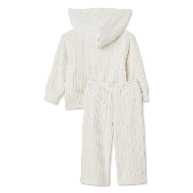 George Baby Girls' Hacci Hoodie 2-Piece Set