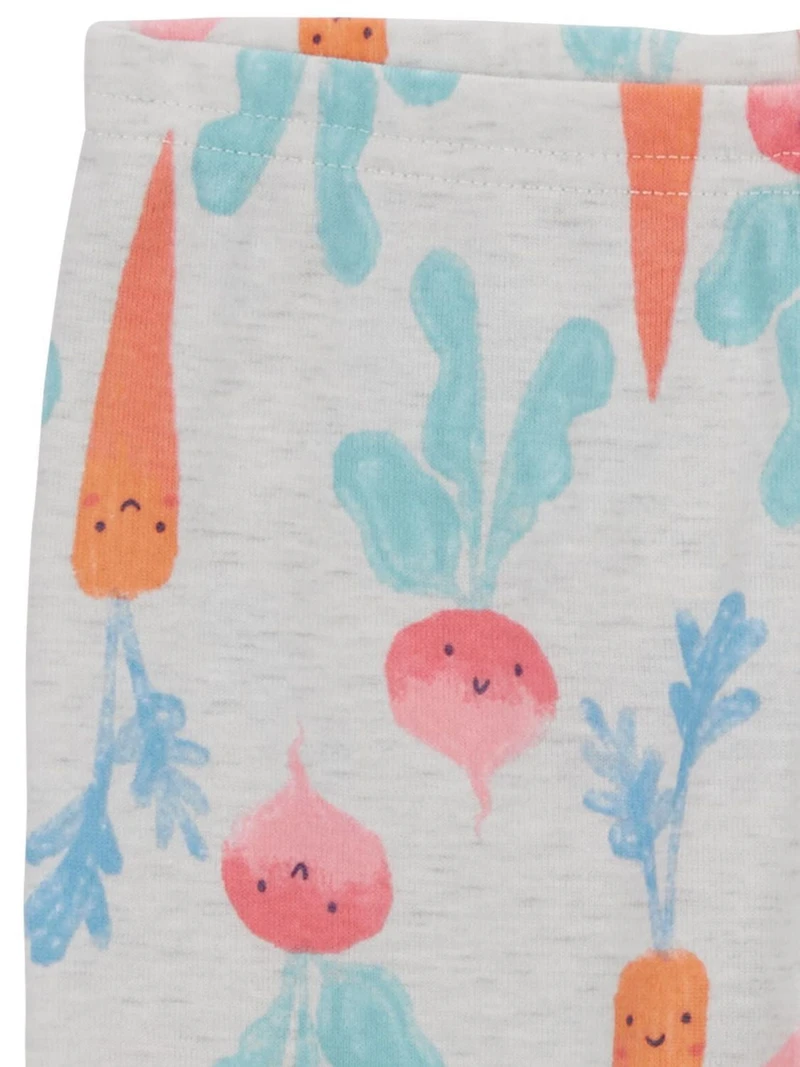 Carter's Child of Mine Baby and Toddler Girls' Carrot 2-Piece Pajama Set