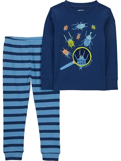 Carter's Child of Mine Baby and Toddler Boys' Bug 2-Piece Pajama Set