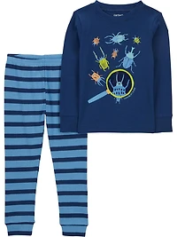 Carter's Child of Mine Baby and Toddler Boys' Bug 2-Piece Pajama Set