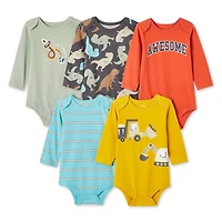 George Baby Boys' Bodysuit 5-Pack
