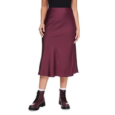 Jupe en satin George pour femmes Tailles TP–TTG