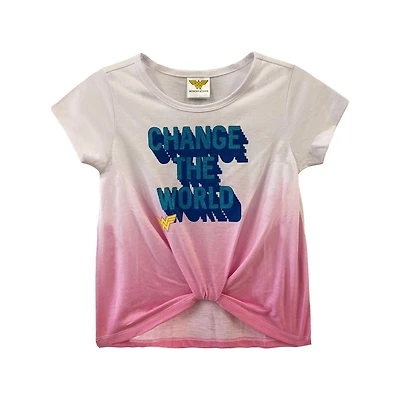 Girls Wonder Woman Wonder The World T-Shirt