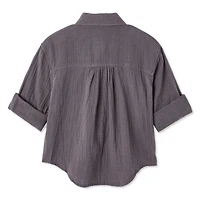 George Girls' Woven Shirt, Sizes 4-16