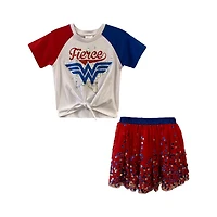 Filles deux pièces Wonder Woman Fierce