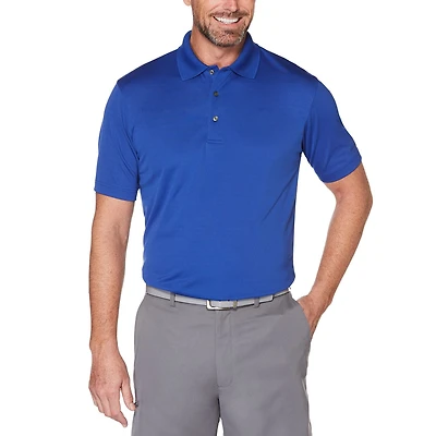 Polo performance de couleur unie avec aération Ben Hogan pour hommes à manches courtes