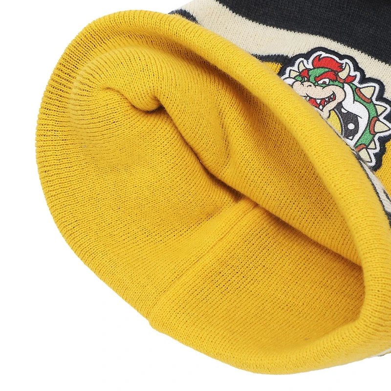 Super Mario Bowser Beanie Hat And Gloves Set, Super Mario