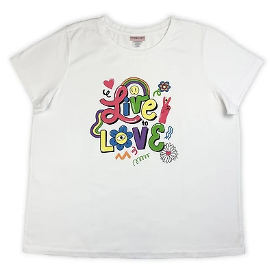 PINK CLOSET T-shirt grande taille à manches courtes pour femme