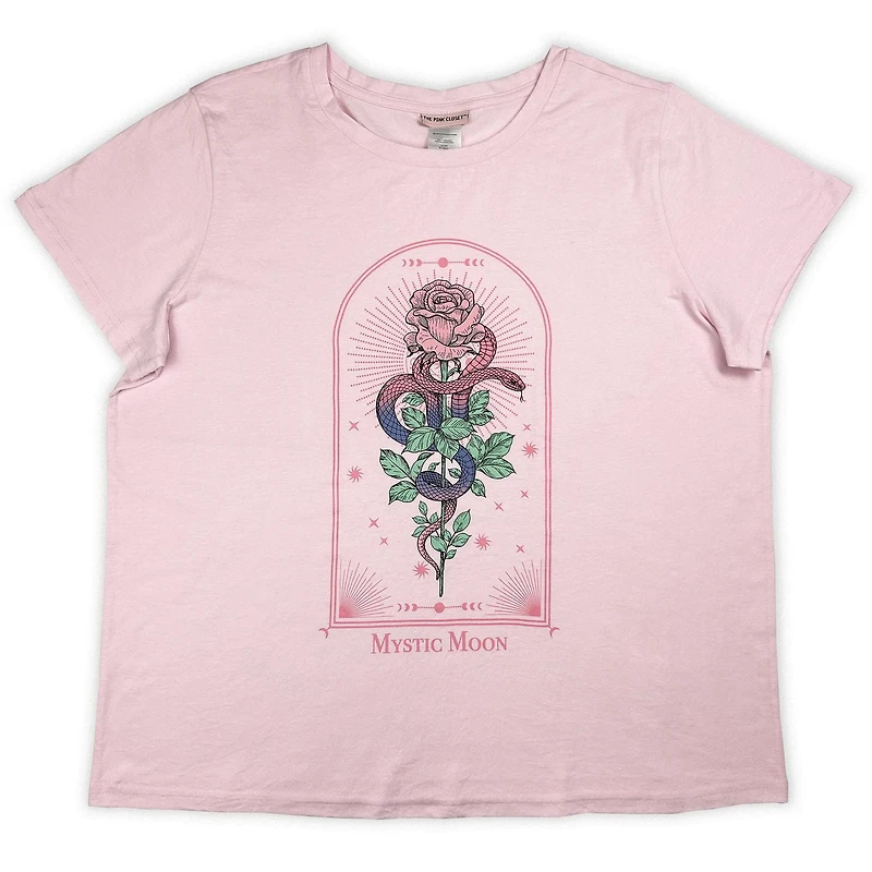 Pink closet Ladies plus size short sleeve tee shirt