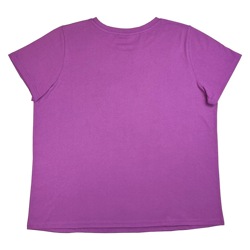 PINK CLOSET T-shirt grande taille à manches courtes pour femme