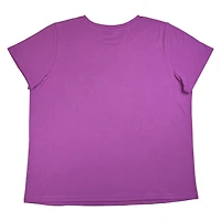 PINK CLOSET T-shirt grande taille à manches courtes pour femme