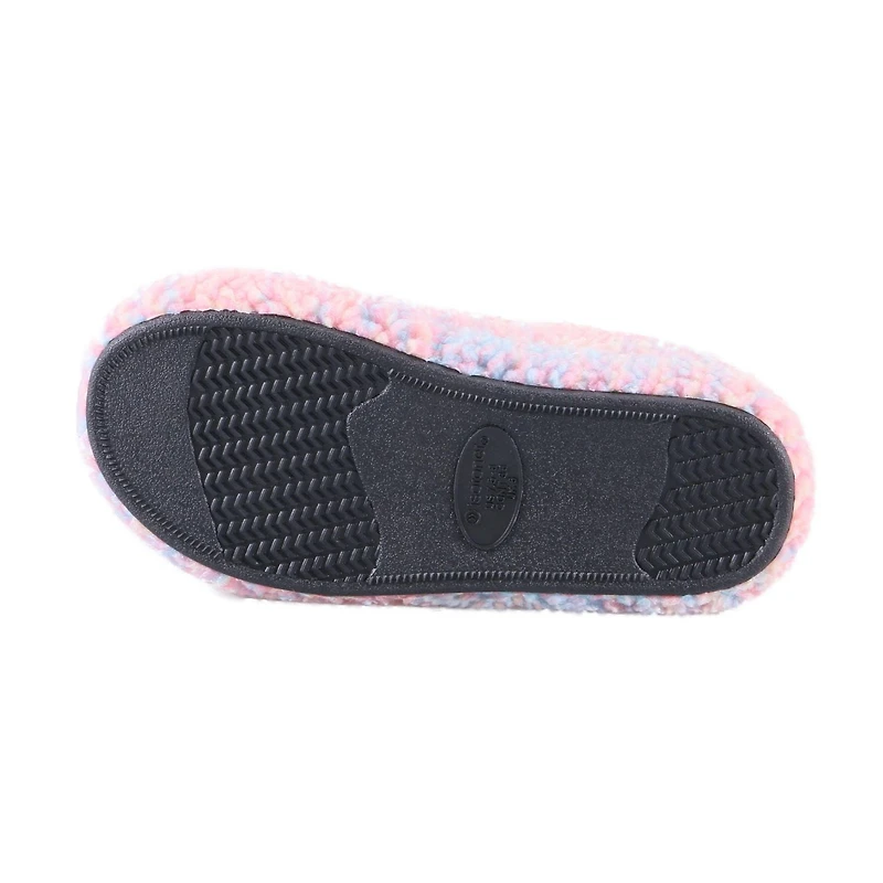 Pantoufles à capuche IsotonerMD Sassy en tissu berbère pour femmes