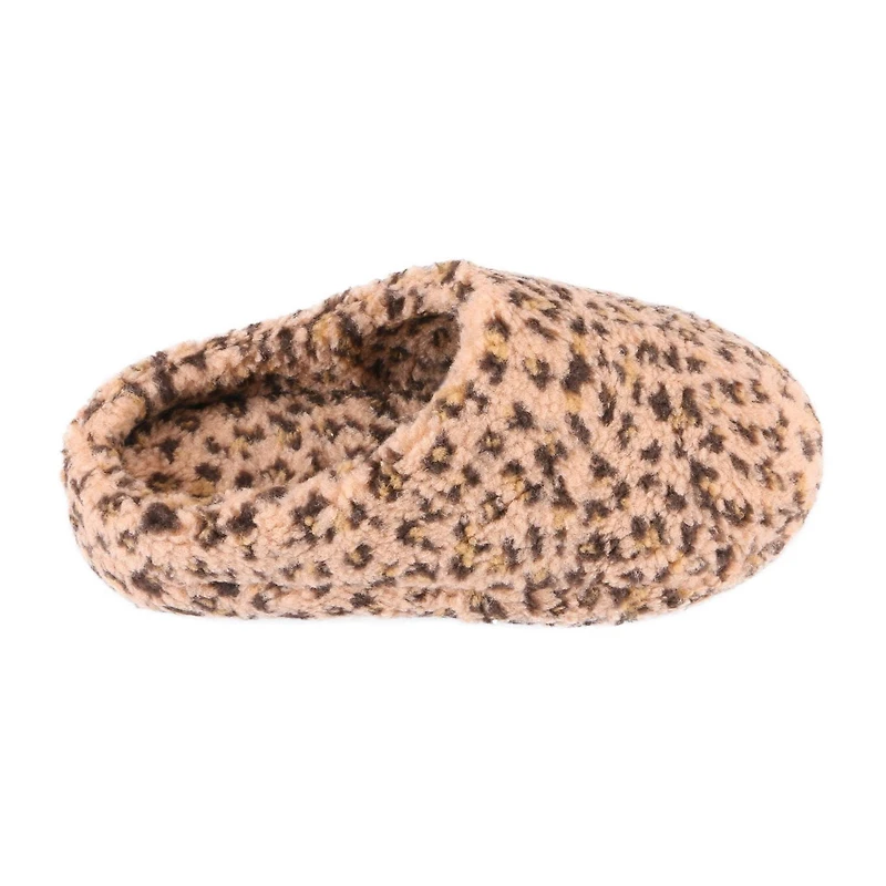 Pantoufles à capuche IsotonerMD Sassy en tissu berbère pour femmes