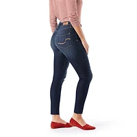Levi Strauss Signature.MC Filiforme taille haute coupé à la cheville pour femme