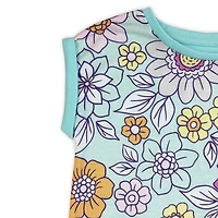 Paw Patrol Girls Dolman sleeve nightgown, with crewneck, lightweight perfect for lounging.