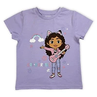 Gabby's Dollhouse Toddler girls short sleeve tee shirt