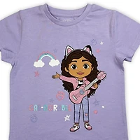 Gabby's Dollhouse Toddler girls short sleeve tee shirt