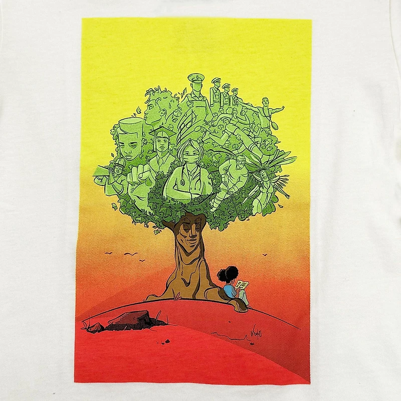 The Blak Brush Kids Tree Of Heroes Short Sleeve T-Shirt