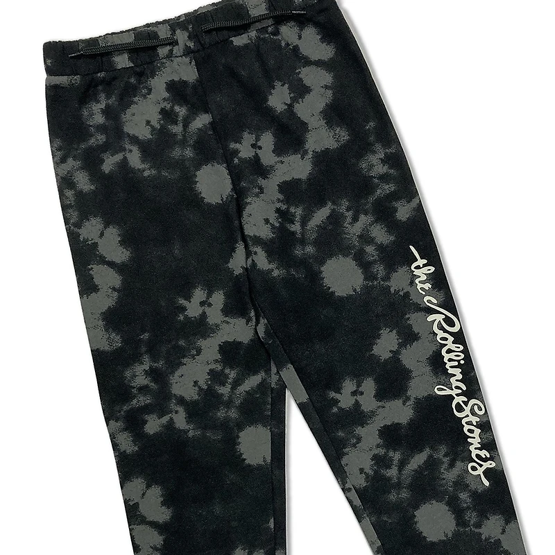 Rolling Stones Pantalon de jogging garçon. Ces pantalons de jogging longs en polaire ont une taille élastique avec cordon de serrage, élastique autour des chevilles et