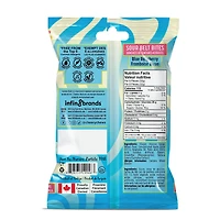 Gummy Rush Sour Belt Bites - Blue Raspberry 60g