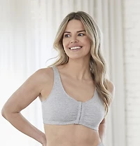 Bestform 9706014 Soutien-gorge de sport en coton mélangé à fermeture frontale Tailles 34 - 48