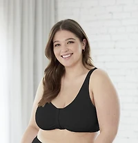 Bestform 9706014 Comfort Cotton Blend Front Close Sports Bra, Sizes 34 - 48