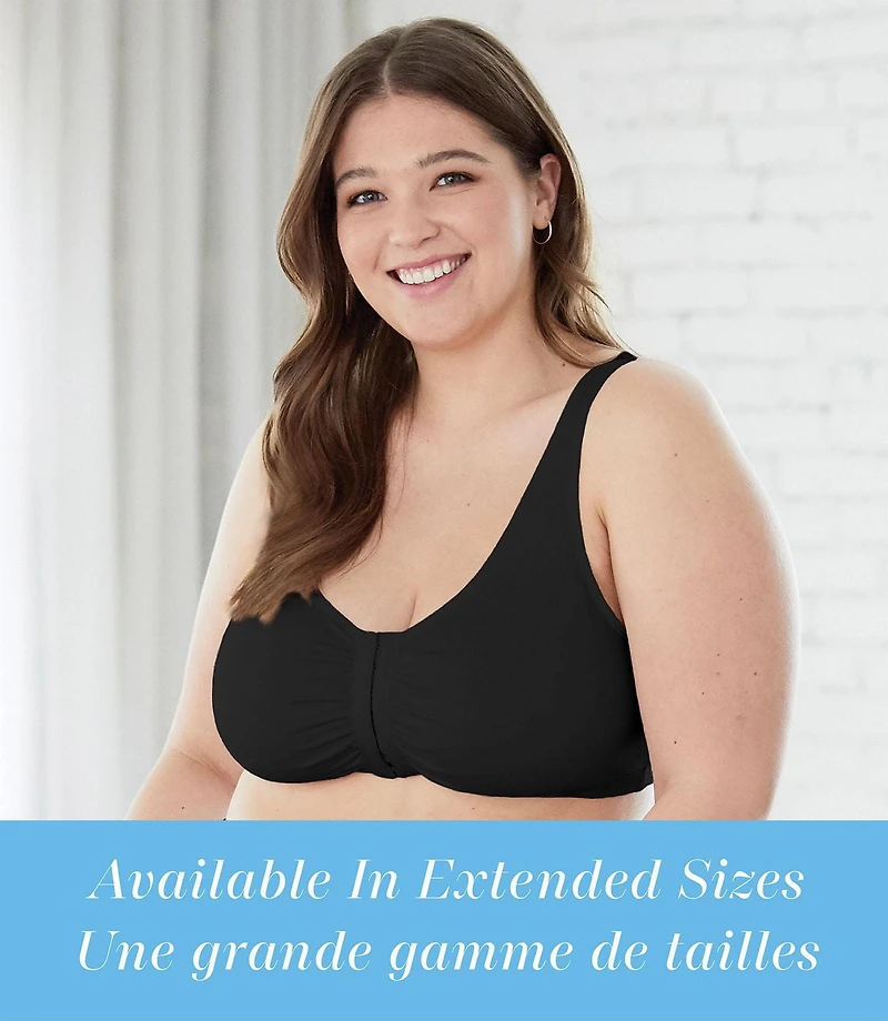 Bestform 9706014 Comfort Cotton Blend Front Close Sports Bra, Sizes 34 - 48