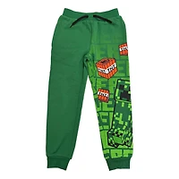 Minecraft Boys Creeper Run Joggers