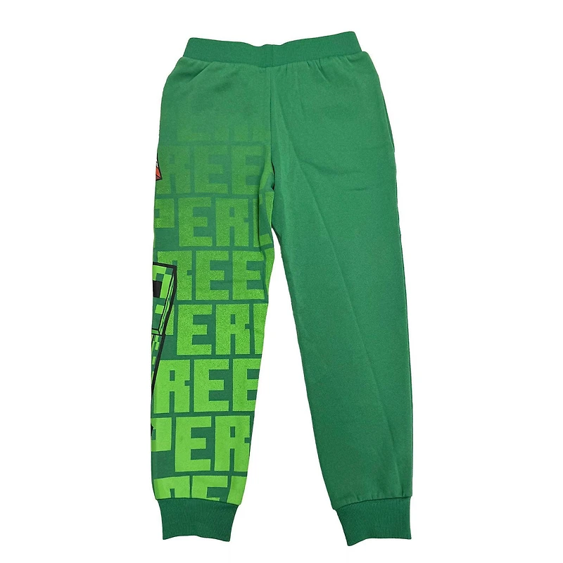 Minecraft Boys Creeper Run Joggers