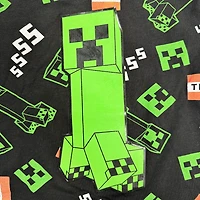 Minecraft Garçons Creeper Everywhere T-Shirt à Manche Courte
