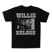Willie Nelson Men's Short Sleeve Crew neck Tee-Shirt