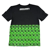 Minecraft Garçons Creeper Stockpile T-Shirt à Manches Courtes