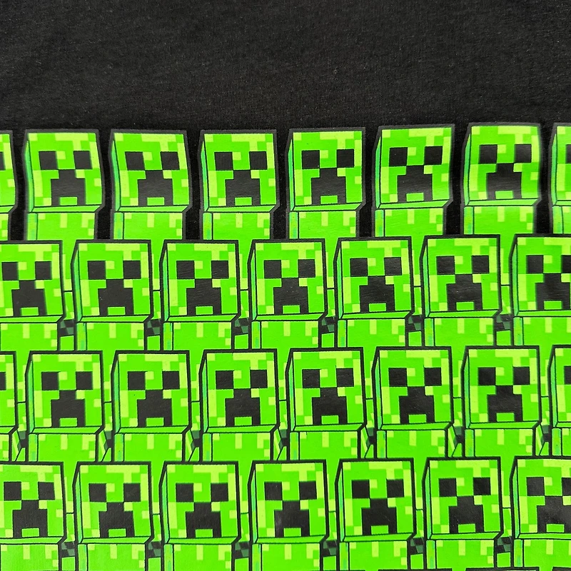 Minecraft Garçons Creeper Stockpile T-Shirt à Manches Courtes