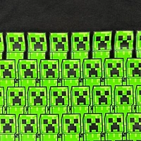 Minecraft Garçons Creeper Stockpile T-Shirt à Manches Courtes