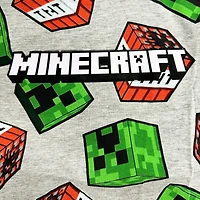 Minecraft Boys Creeper Logo Short Sleeve T-Shirt