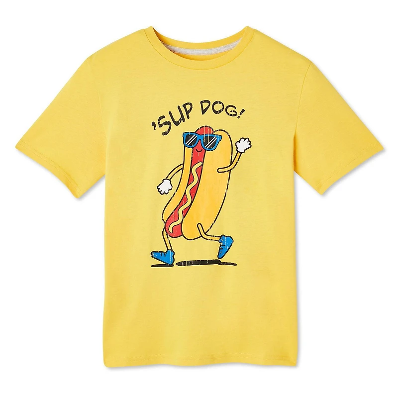 T-shirt à manches courtes avec imprimé graphique George pour garçons