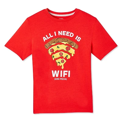 T-shirt à manches courtes avec imprimé graphique George pour garçons