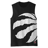 Débardeur noir sous licence officielle Toronto Raptors NBA Jumbo Logo Tailles: P-4TG