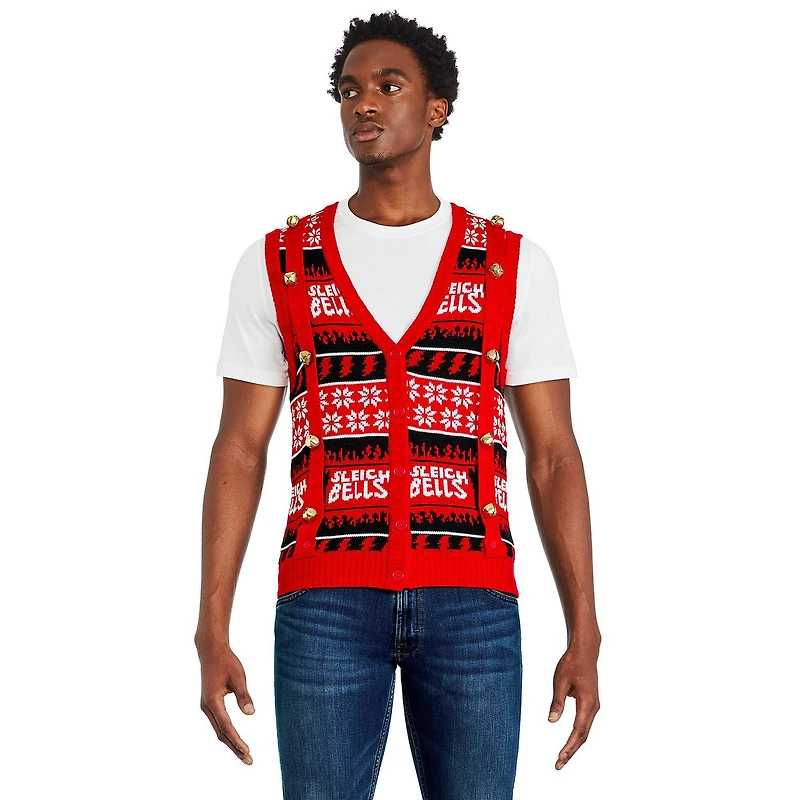 George Men's Christmas Bell Vest