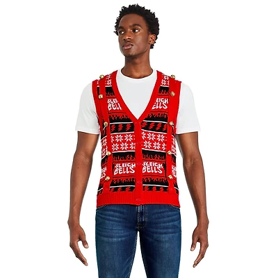 George Men's Christmas Bell Vest