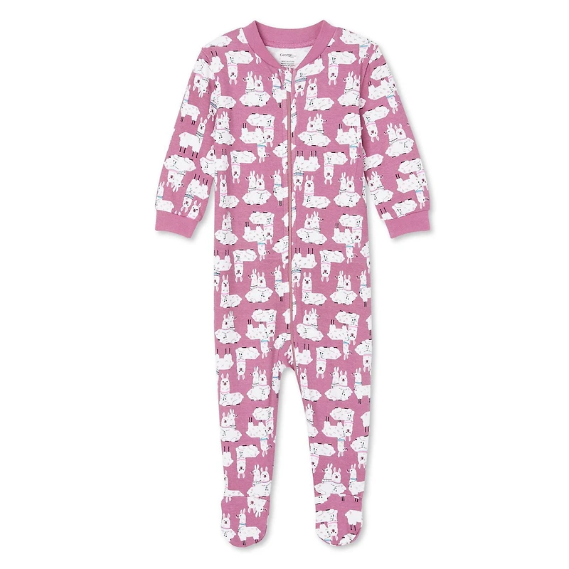 George Baby Girls' Full-Zip Sleeper
