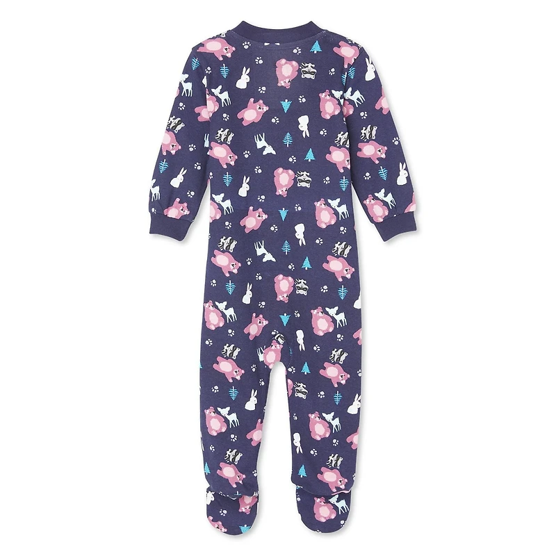 Grenouillère avec fermeture éclair sur la longueur George pour bébés filles Tailles 0-24 mois