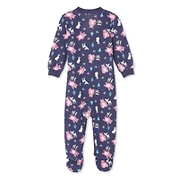 Grenouillère avec fermeture éclair sur la longueur George pour bébés filles Tailles 0-24 mois