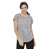 T-shirt à manches roulées Athletic Works pour femmes