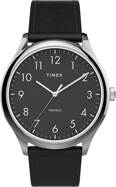 Montre Timex Moderne Easy Reader 40mm Bracelet Cuir