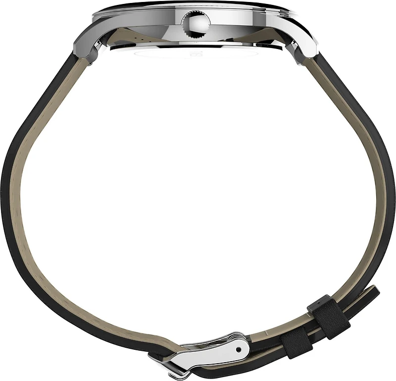 Timex Modern Easy Reader 40mm Leather Strap Watch