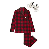 Canadiana Boys' Family Program Pajamas 3-Piece Set