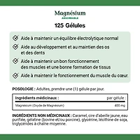 NATURE'S BOUNTY Magnesium, Absorbable, 400 mg, Helps Maintain Electrolyte Balance, Helps Development & Maintenance of Bones, Teeth & Muscle Function, Helps Heart Muscle Function, 125 Softgels 125.0 count, 125 Softgels