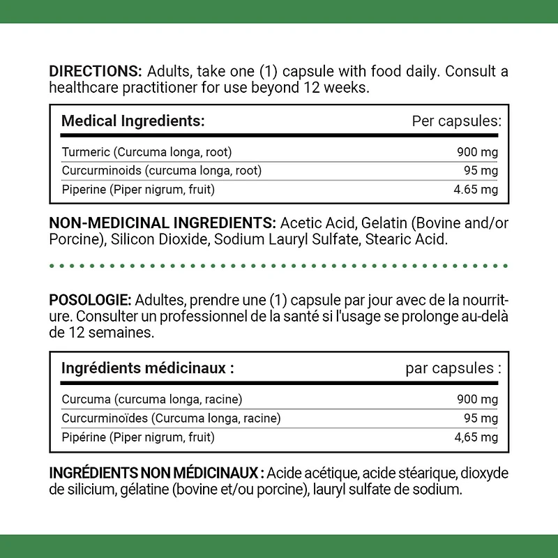 NATURE'S BOUNTY Curcumine du curcuma avec poivre noir, 1 000 mg, anti-inflammatoire pour les douleurs articulaires, aide à la digestion, antioxydant, capsules 45 paquet 45 gélules