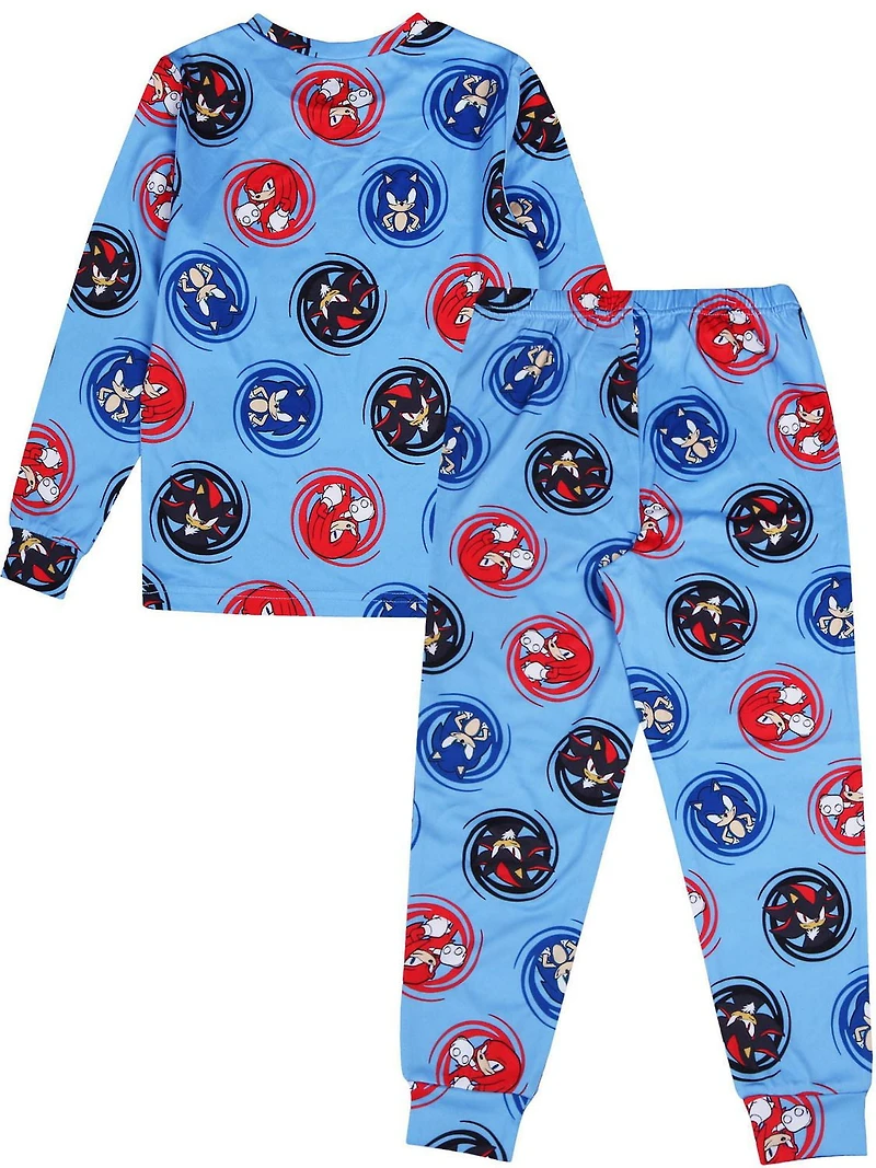 Sonic le hérisson - Pyjama 2 pièces en tricot - Enfants - Garçons TAILLES : TP-G